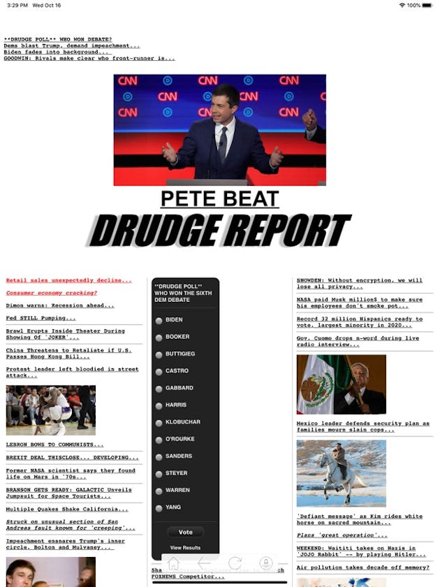 Drudge Report (Official) YourStack