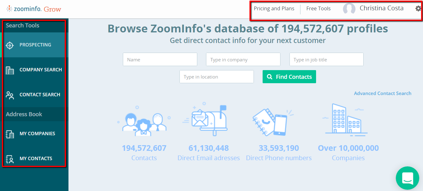 ZoomInfo Community Edition YourStack
