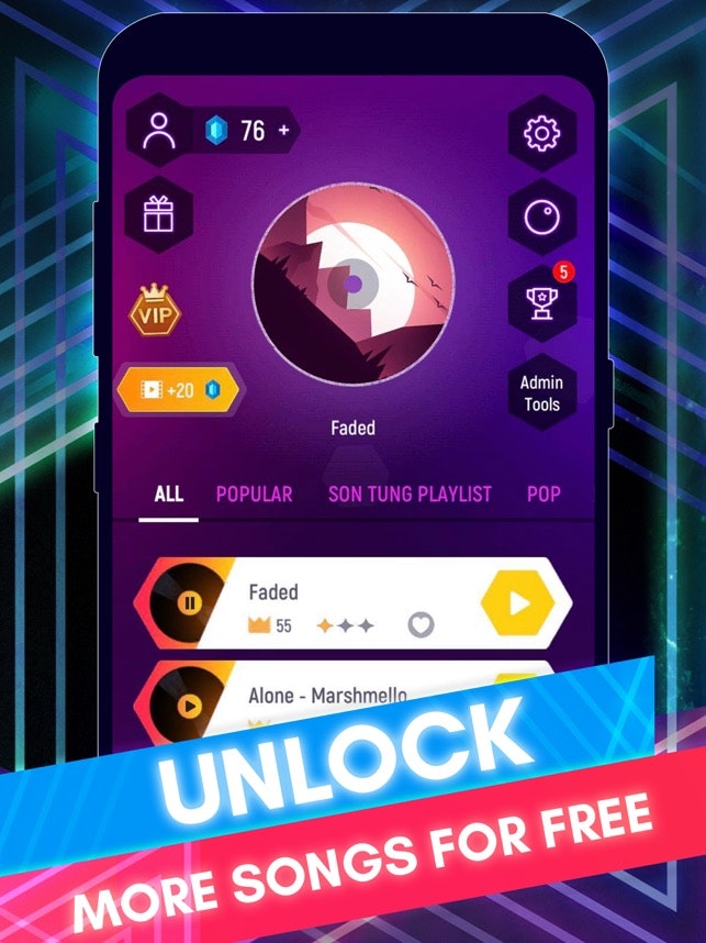 Tiles Hop EDM Rush YourStack