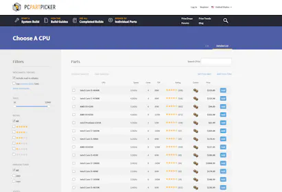 PCPartPicker | YourStack