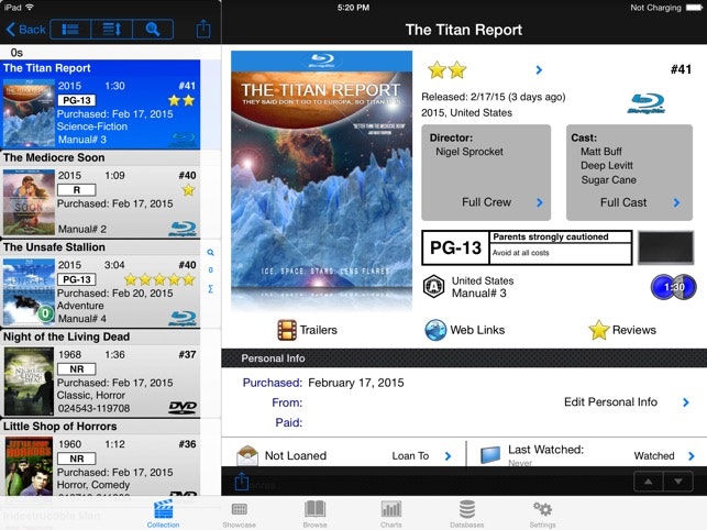 DVD Profiler YourStack