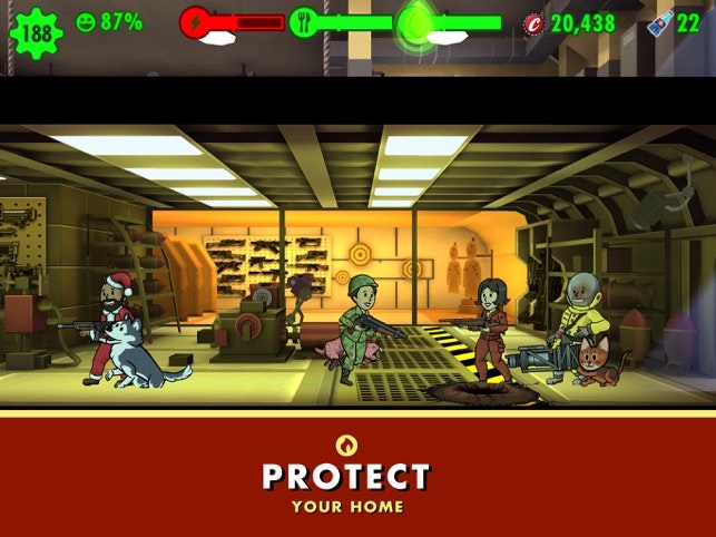fallout shelter, luck