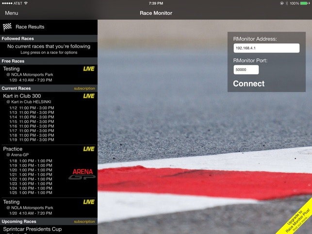 Race Monitor YourStack