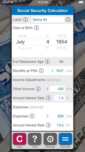 Social Security Calculator | YourStack